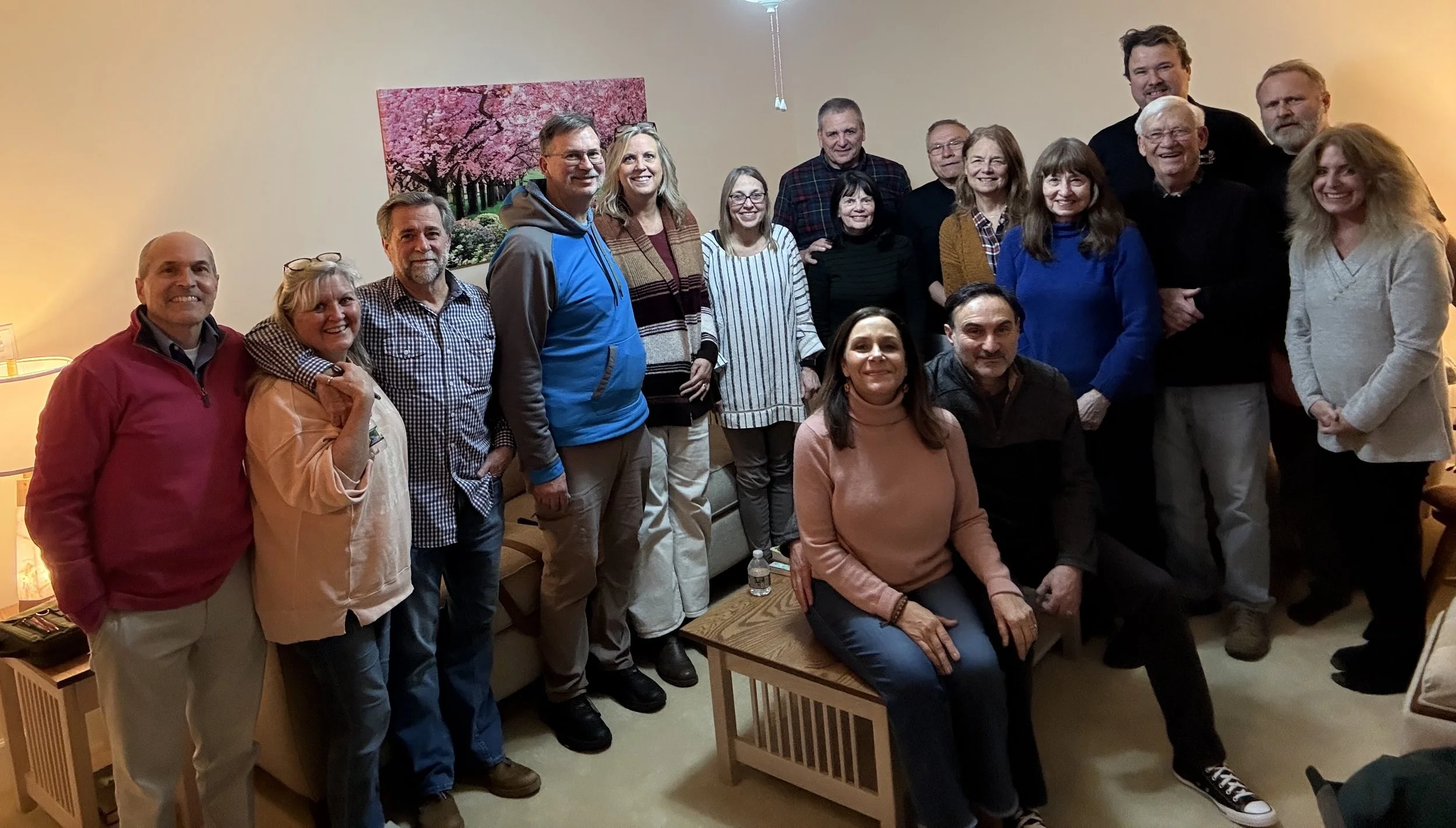 A Christ Fellowship Community Group meeting together in a home