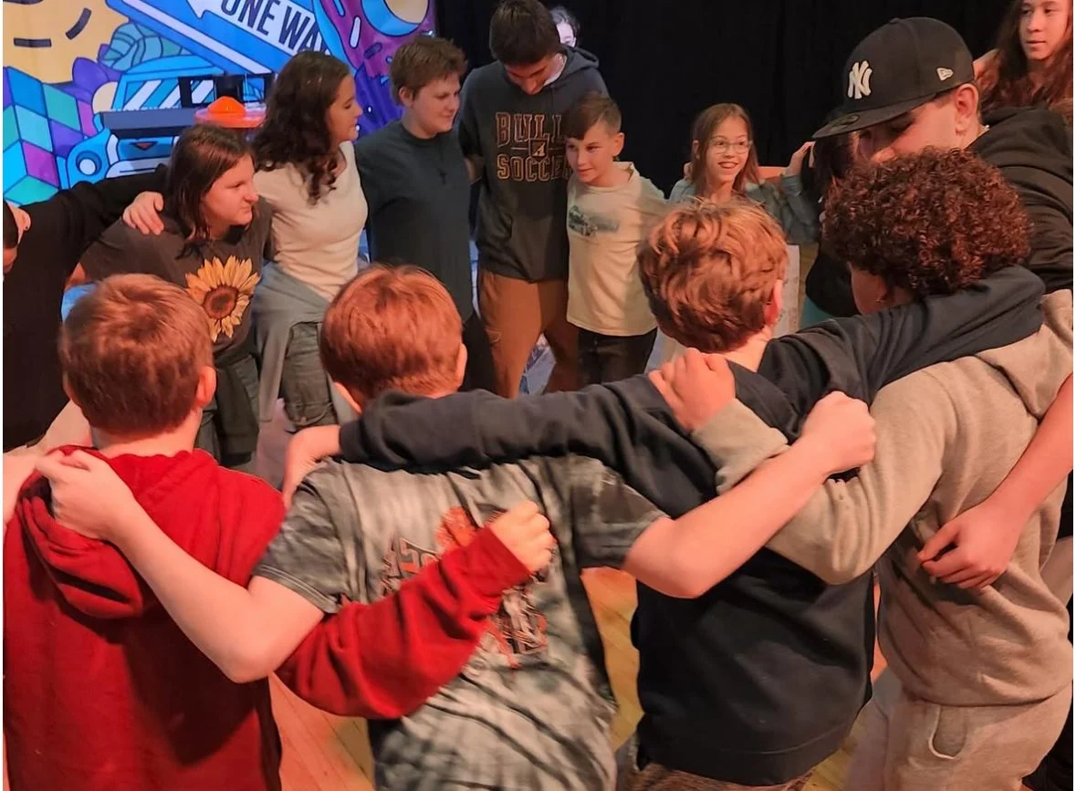 Elevate students gathering together