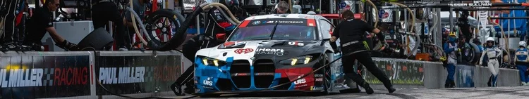 BMW M4 GT3 · Pit stop at VIR