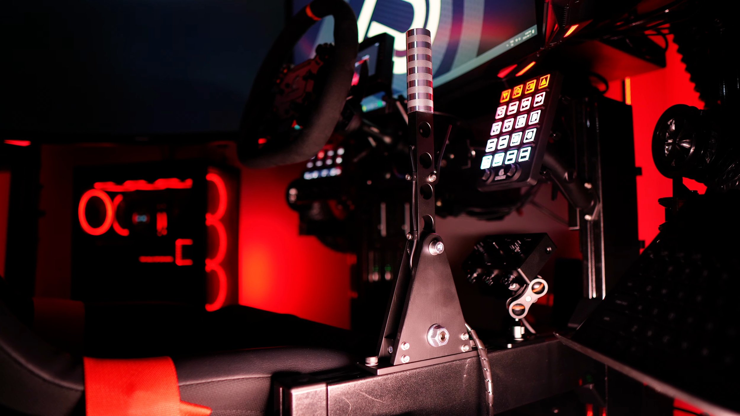 The shifter installed beside the rig.