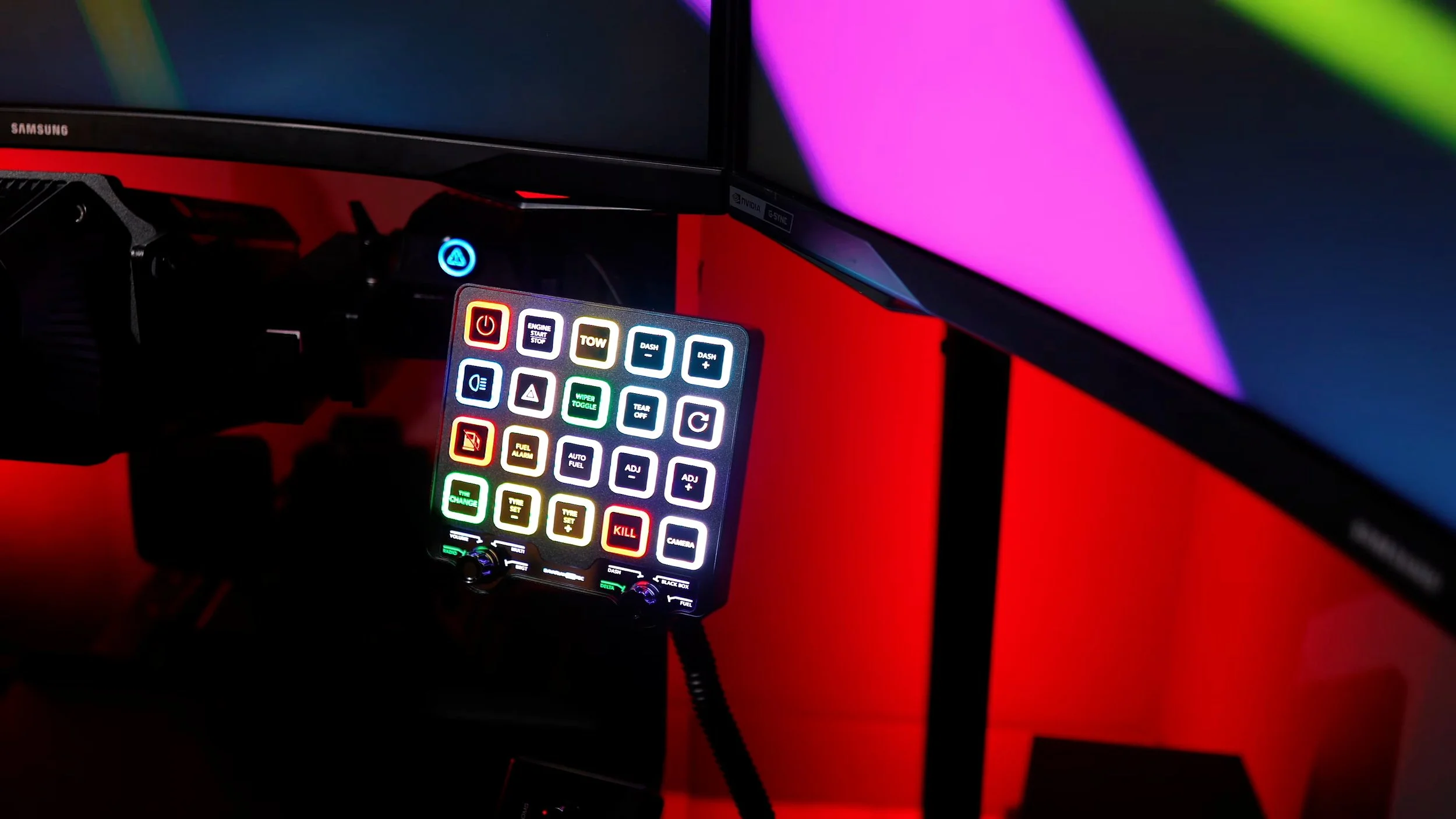 The Control Center positioned beside the rig.