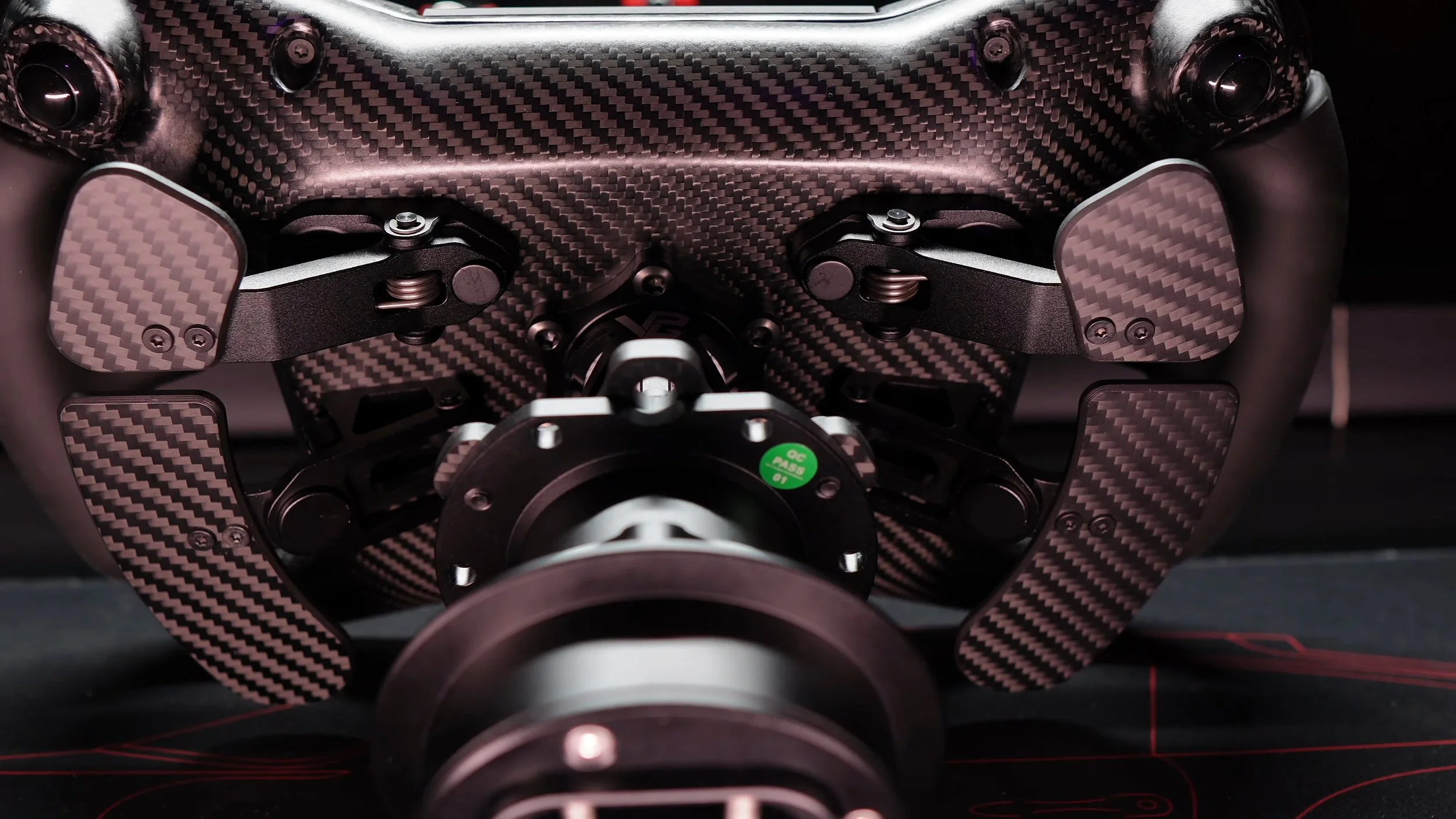 The rear paddle assemblies and mounting hub.