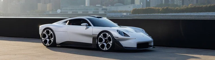 Porsche Mission S · New York skyline