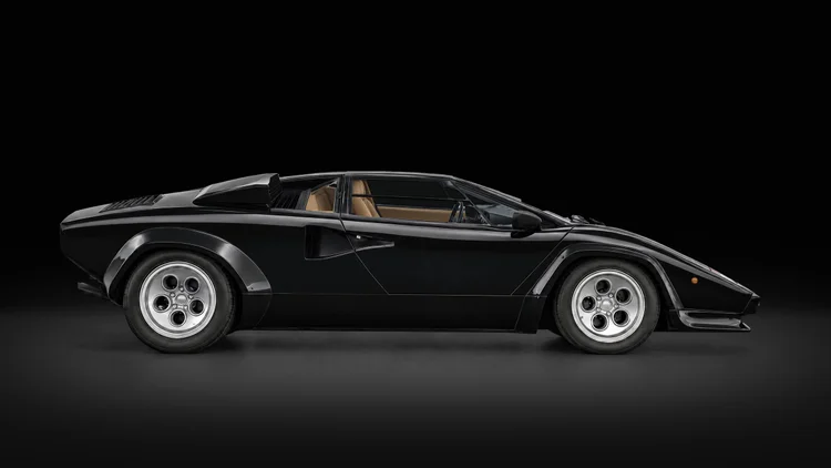 Obsidian in midnight · Black with Tan Interior