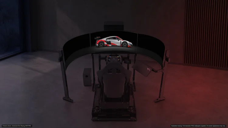 Resonance in midnight · Metallic Silver, Black & Red