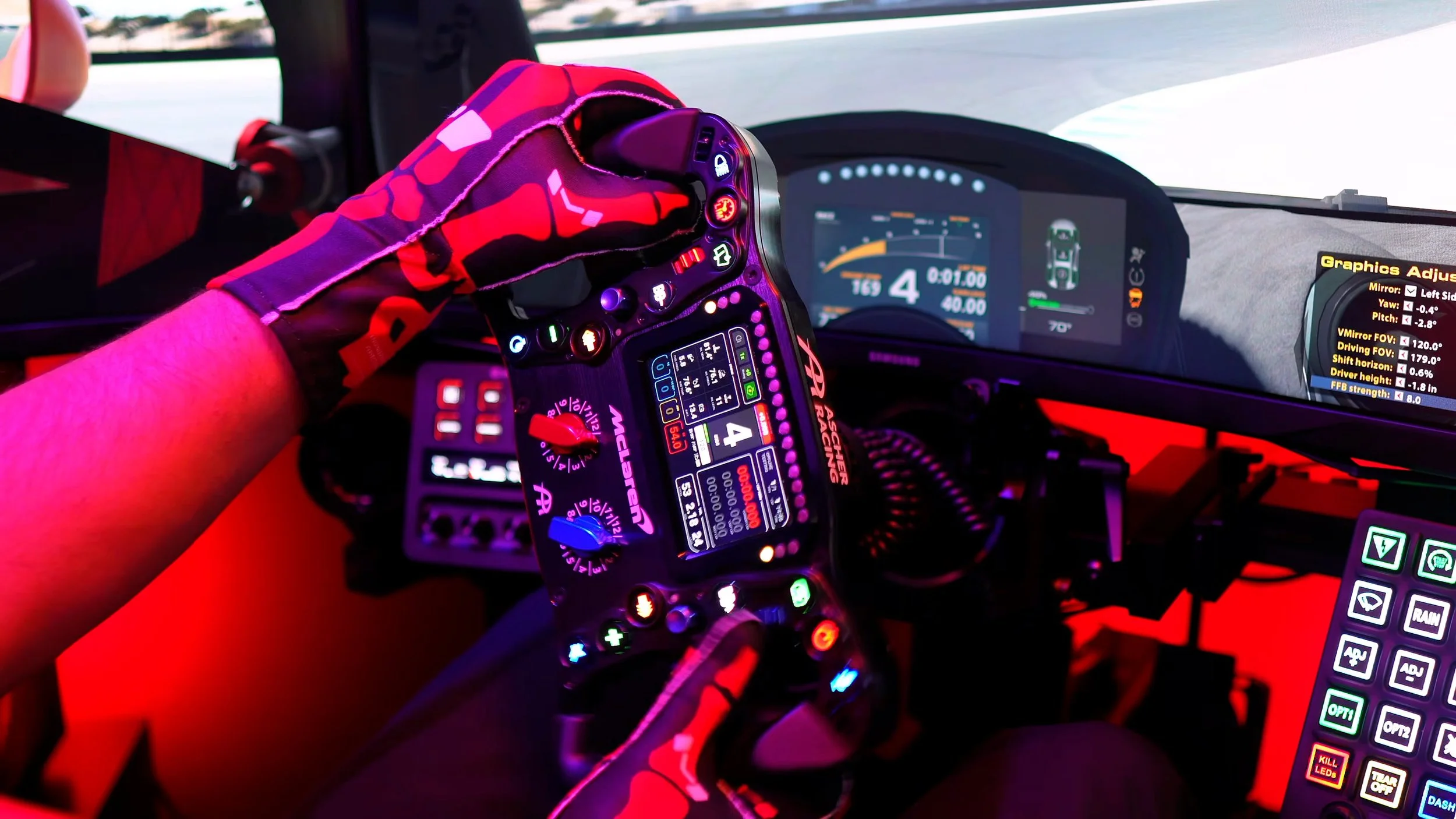 Using the Artura wheel while driving.
