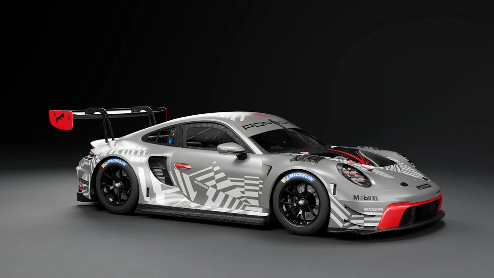 Porsche 911 GT3 R EVO 2026 — 2026 · Original livery, 3D-rendered wallpaper artwork