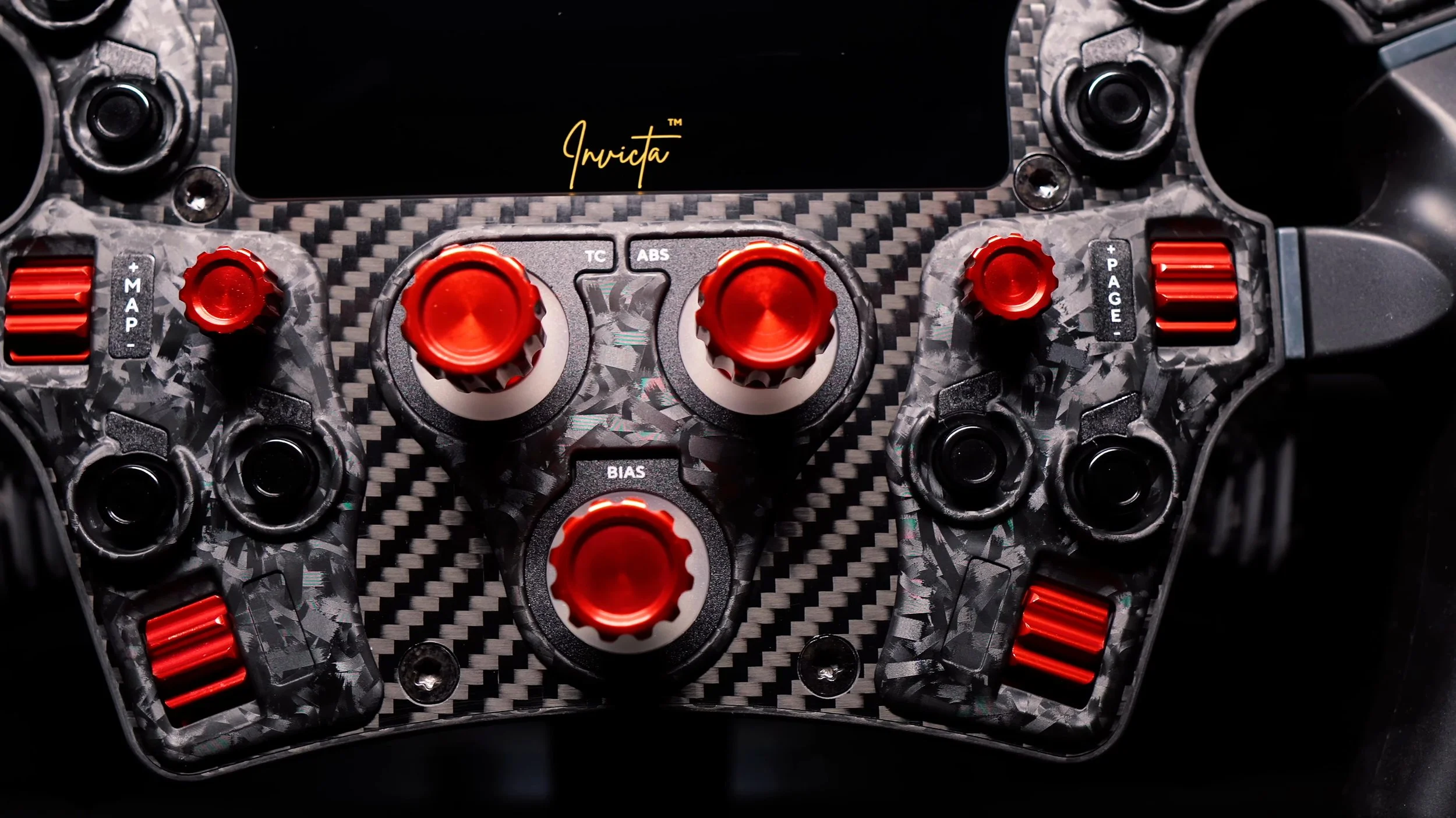 The rotary controls and front plate finish.