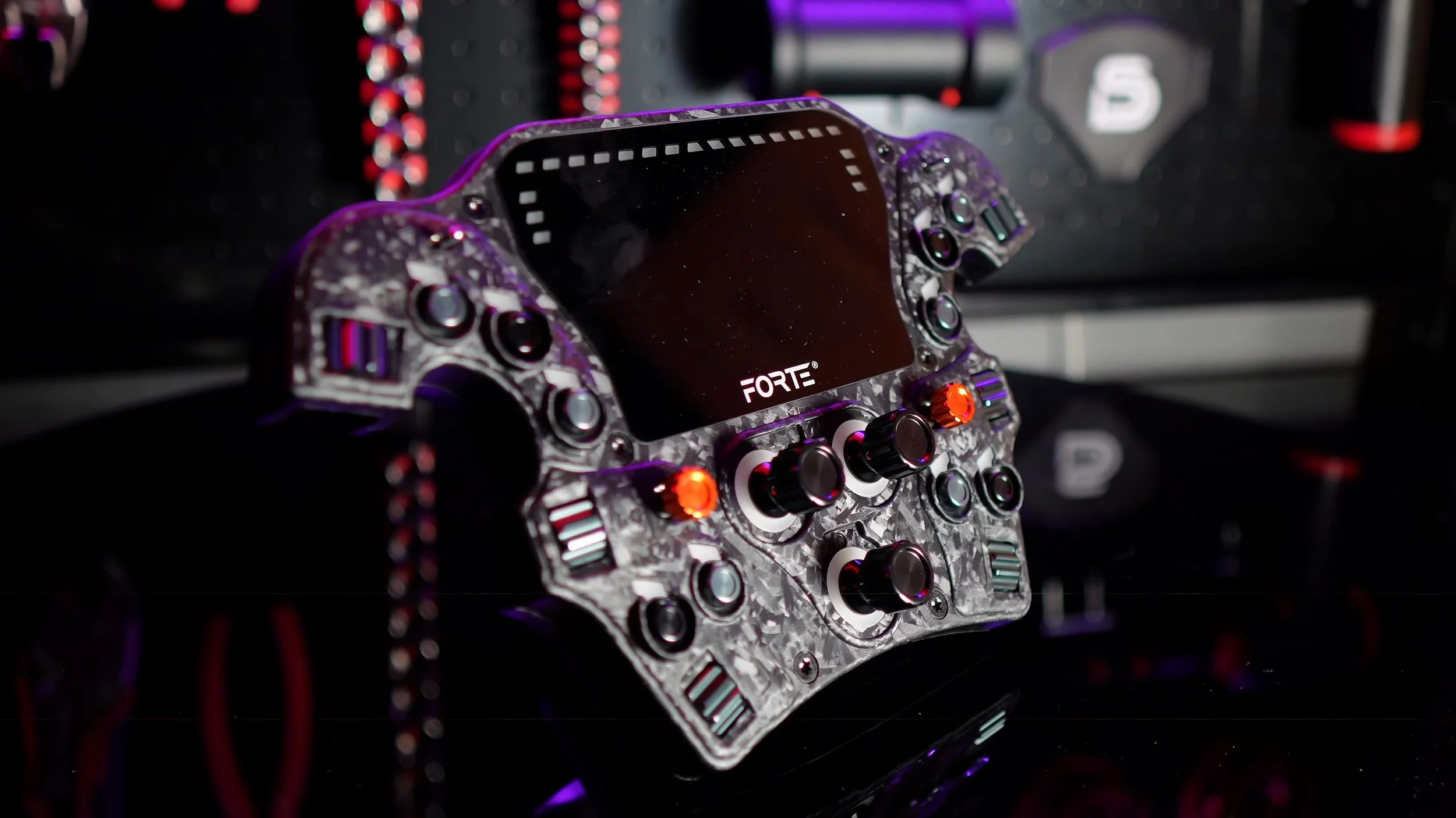 The Forte Formula Pro display and front controls.