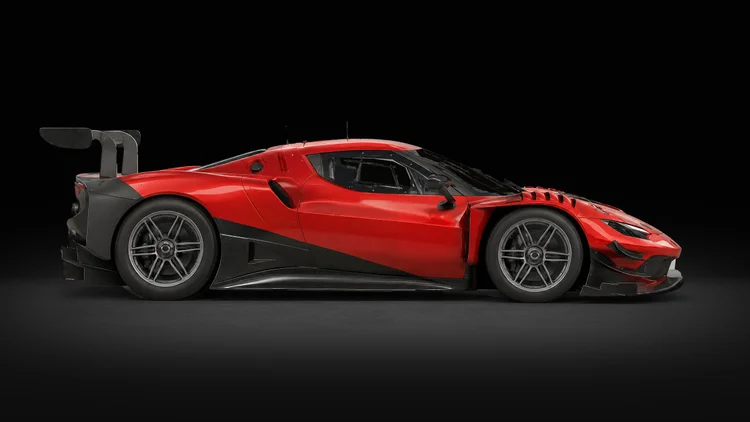Ignition in midnight · Racing Red & Carbon Black