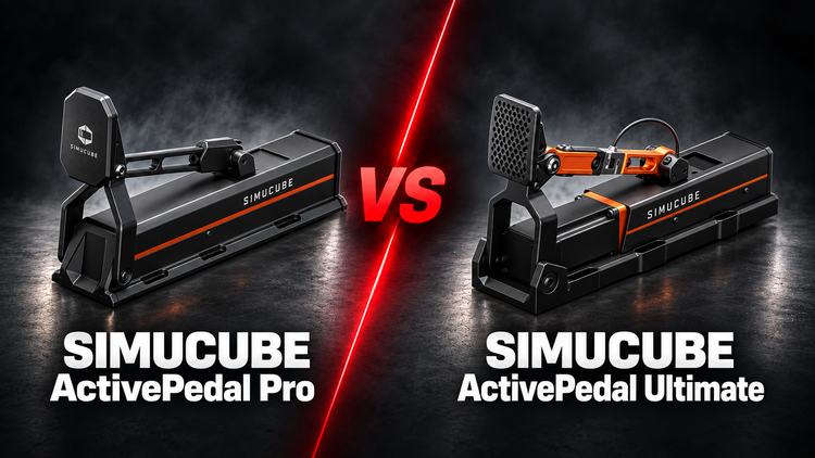 Simucube ActivePedal Pro versus ActivePedal Ultimate comparison
