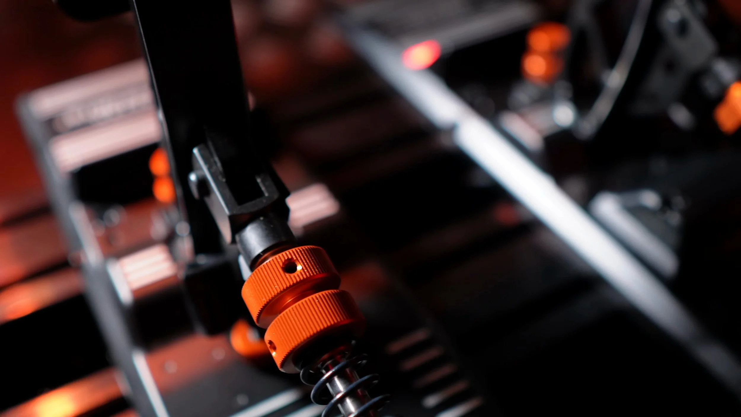 The orange adjustment mechanism.