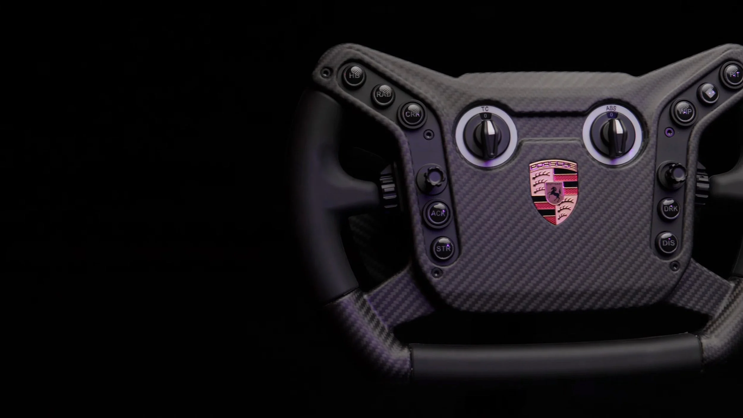 The VPG Porsche wheel viewed from the front.