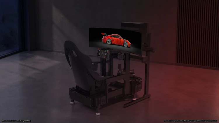 Podium in midnight · Red & Orange