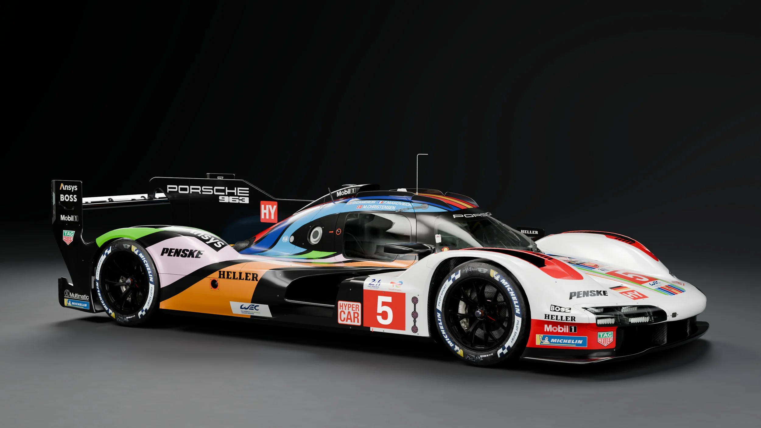 Porsche 963 LMDh rendered wallpaper