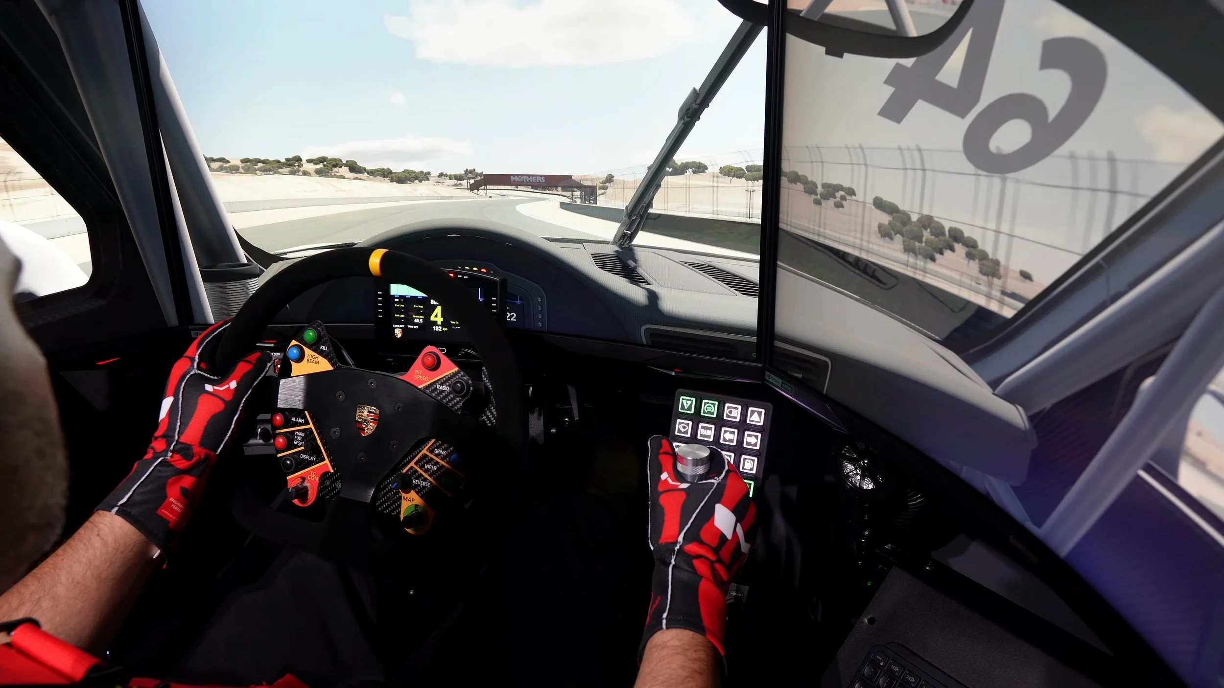 Using the shifter while driving.