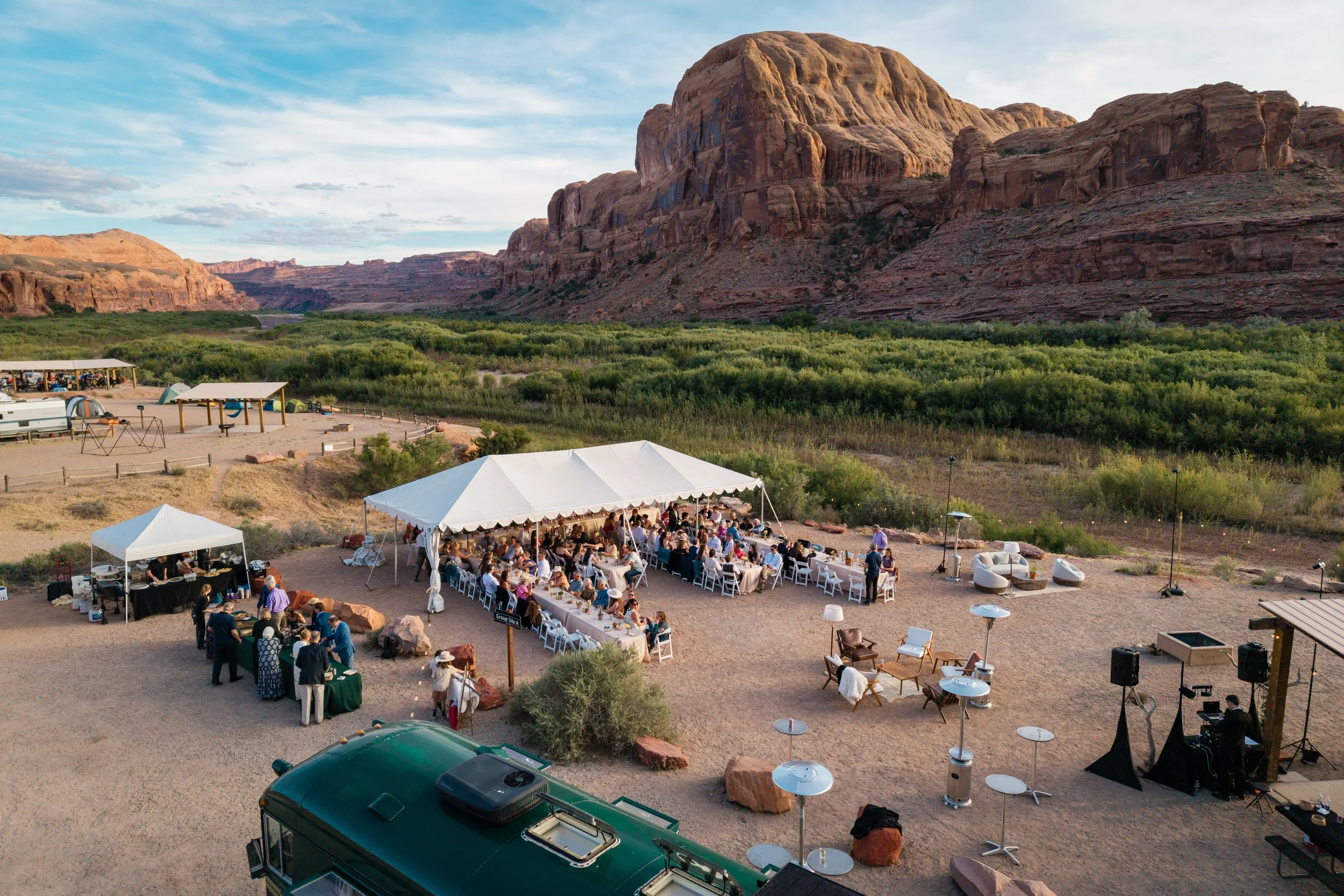 Stargazer Social Club desert rental styling