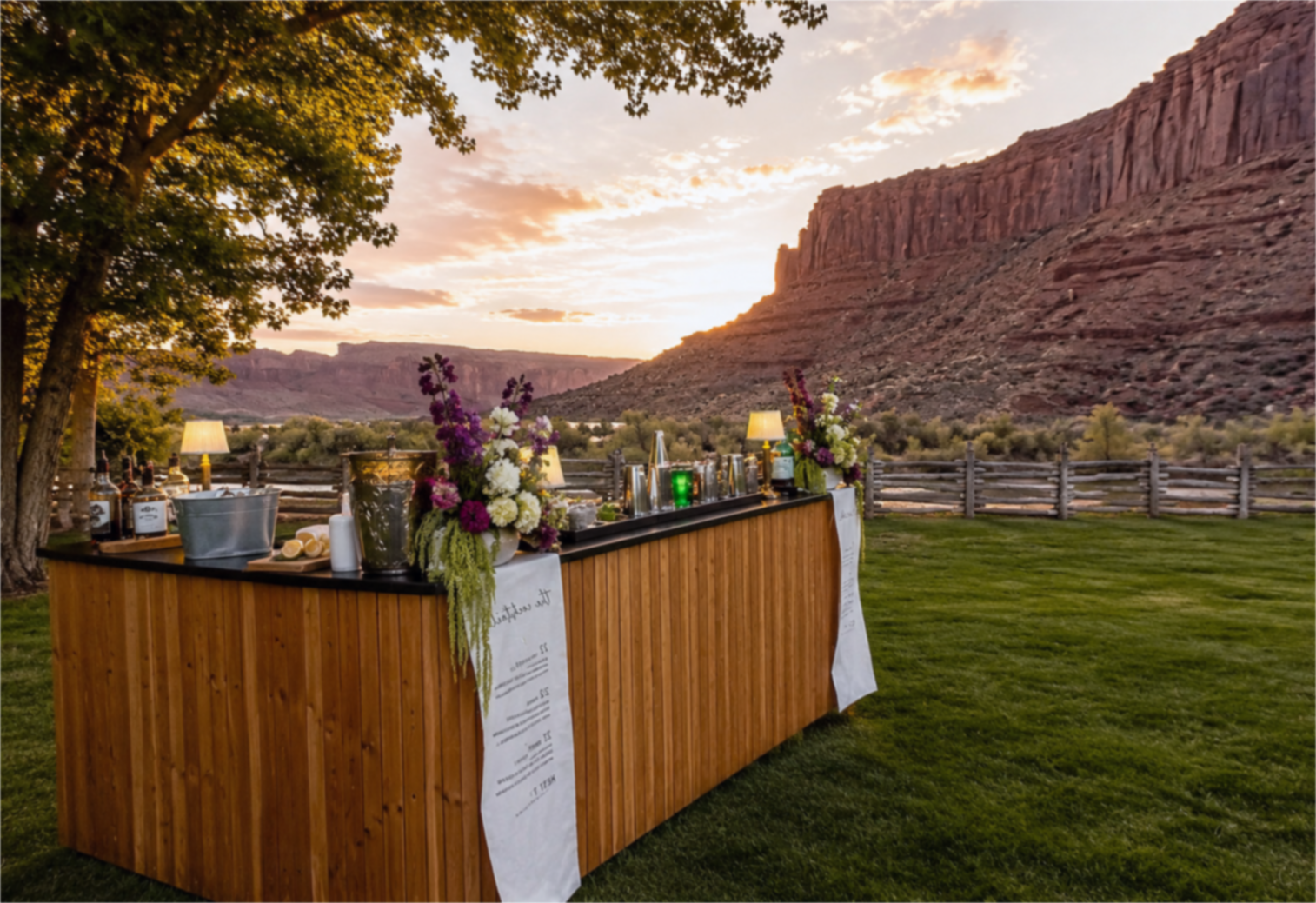 The Andromeda 360° resort bar at Red Cliffs Lodge