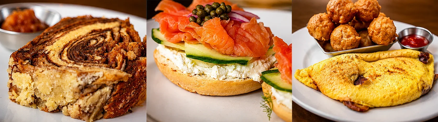 Fresh Montreal style bagels at Honey Seed