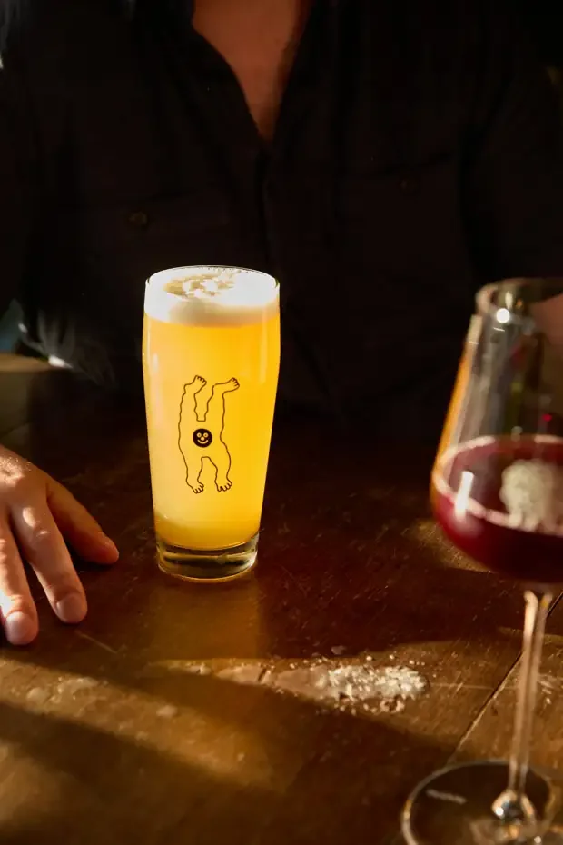 A pint in a Mrs Muttons glass