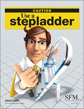 Use a Stepladder not a chair