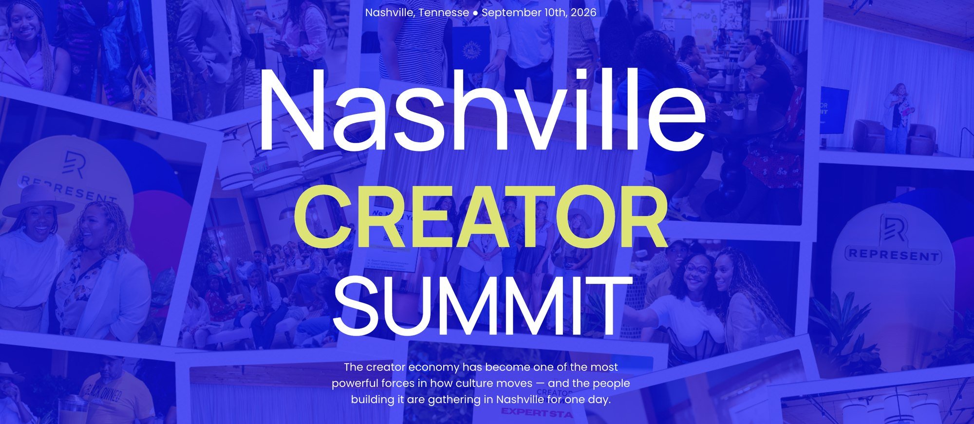 Nashville Creator Summit — September 10th, 2026