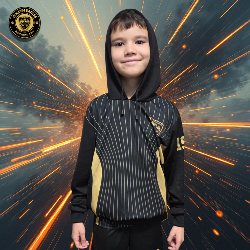 Hanorac Oficial 2025 – Ediție Golden, echipament personalizat pentru baschet