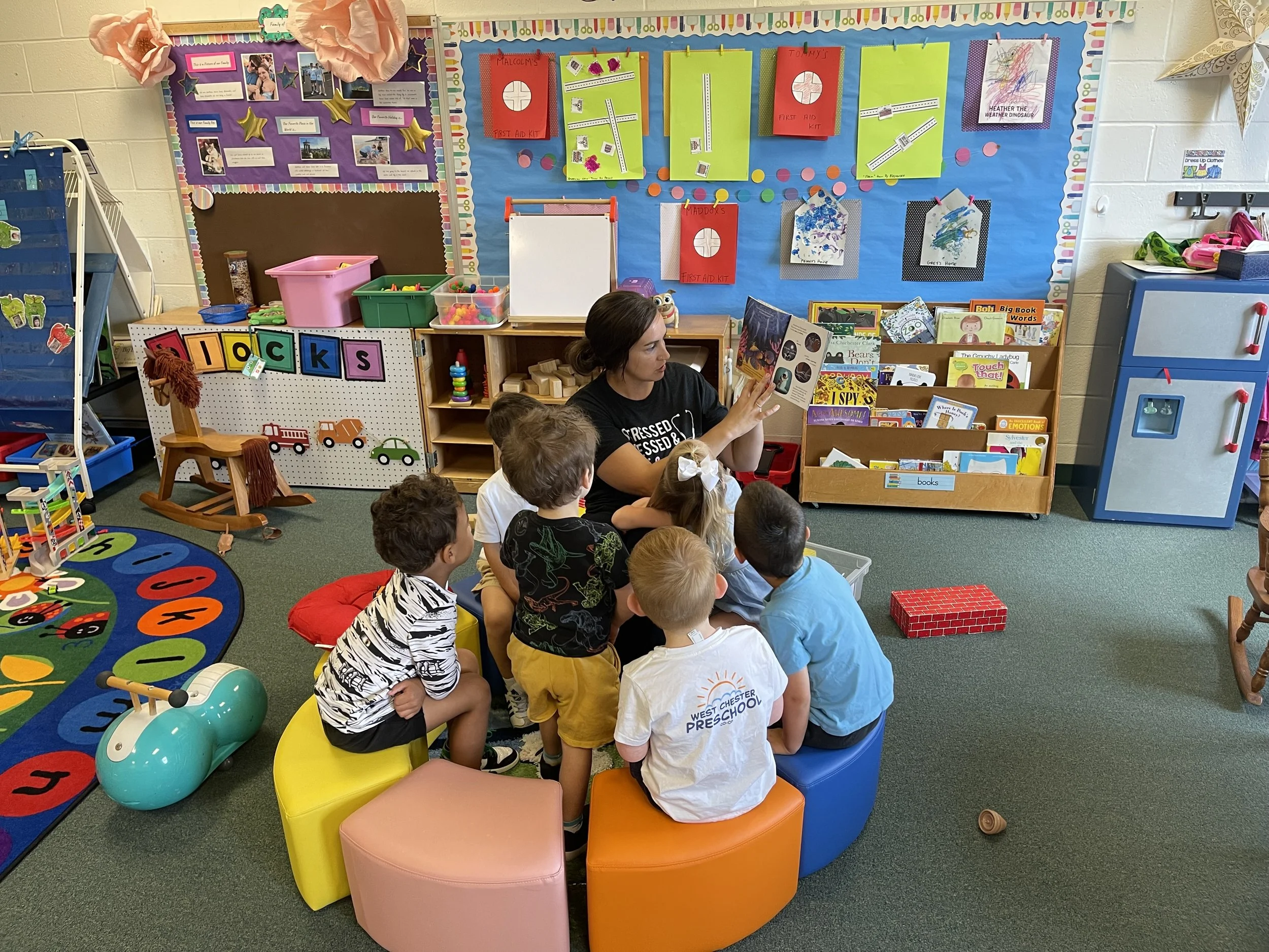 Children learning together in the WCP classroom