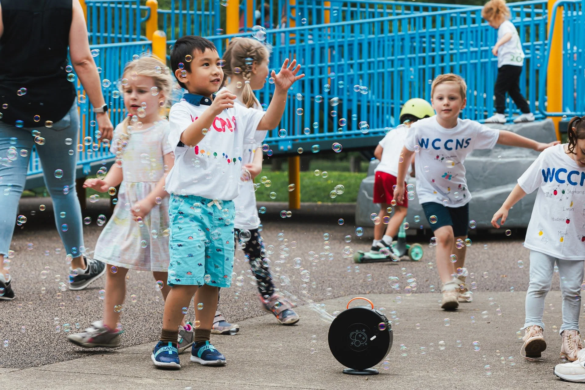 Children on the WCP playground