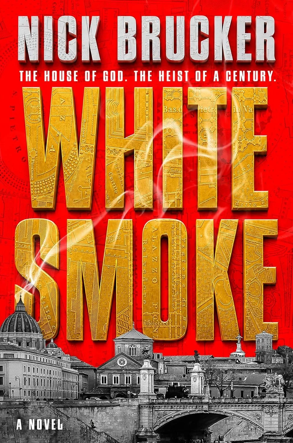 White Smoke by Nick Brucker, US edition cover