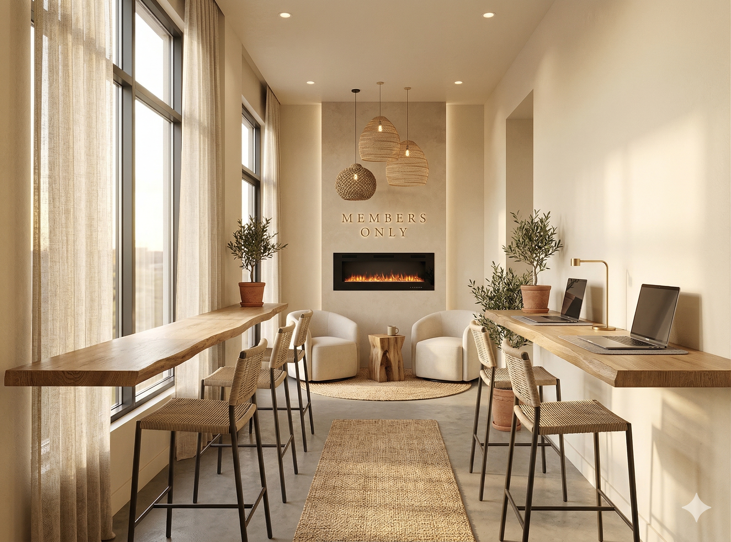 Recover Well member lounge — members only