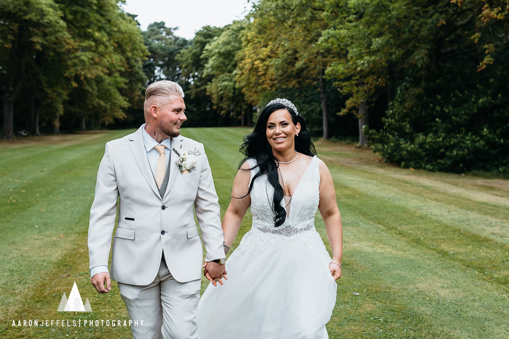 Wedding at Crathorne Hall Hotel, near Yarm, photographed by Aaron Jeffels