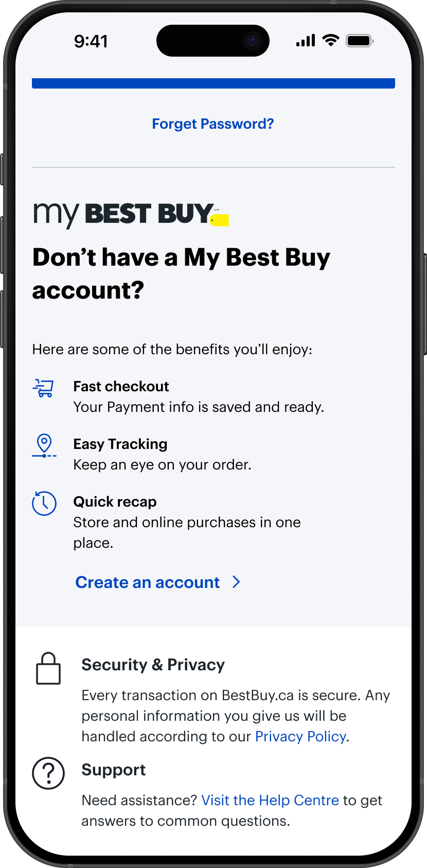 Help content at the bottom of the page.