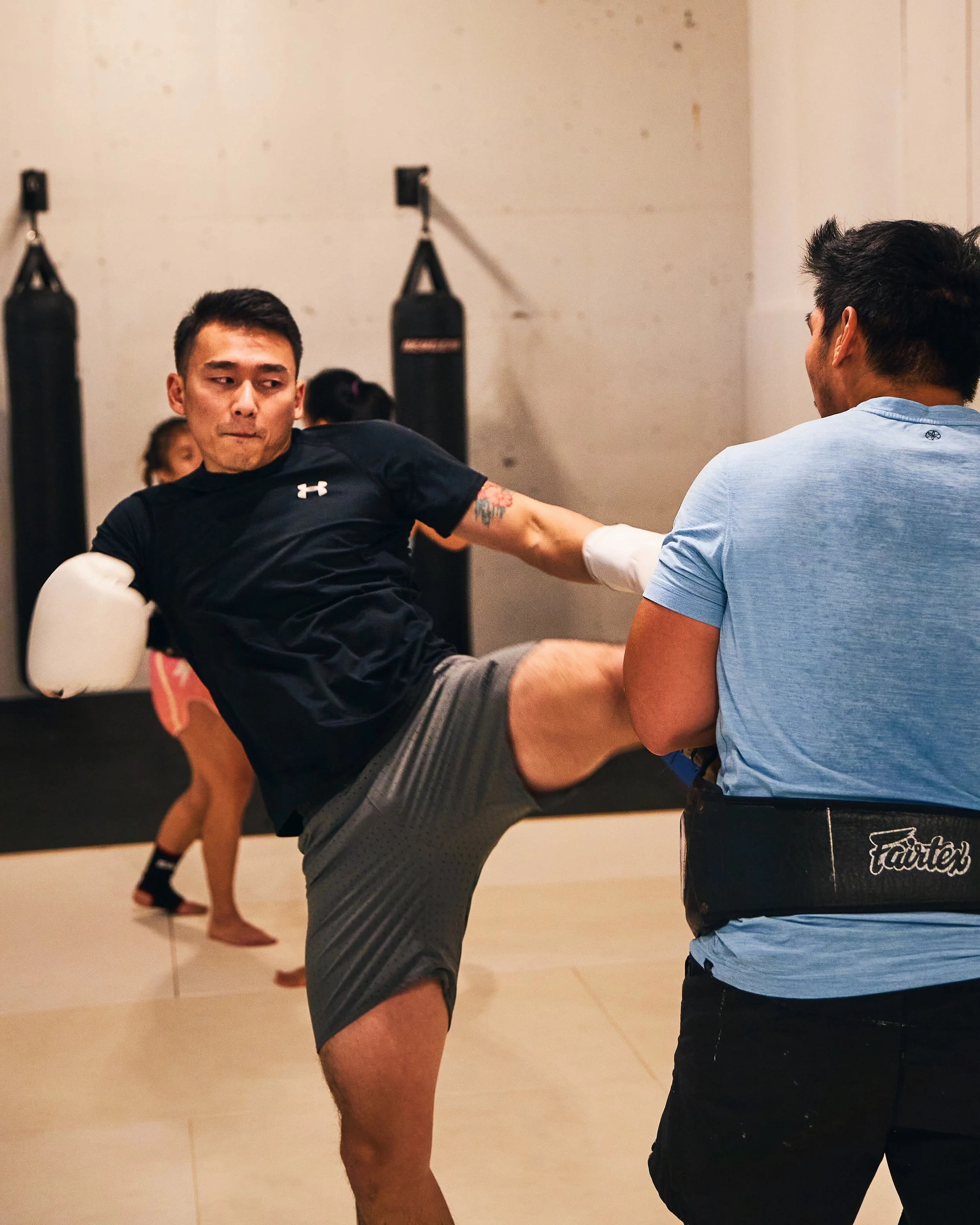 Self defense classes Seattle — Muay Thai training at Muók Boxing Georgetown