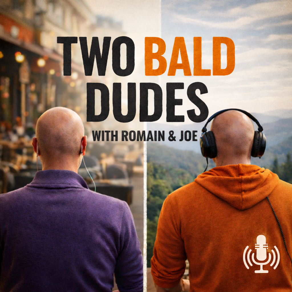 Two Bald Dudes podcast cover