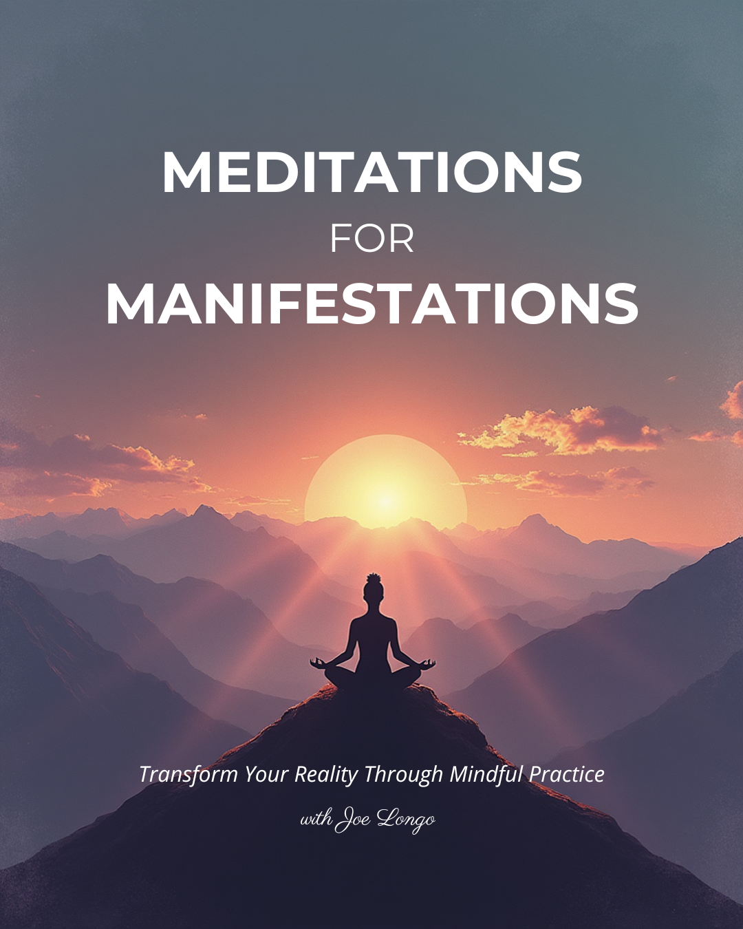 Meditations for Manifestation course cover