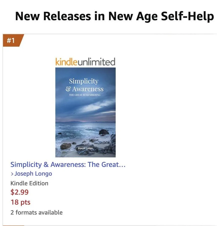 Simplicity & Awareness Amazon ranking screenshot