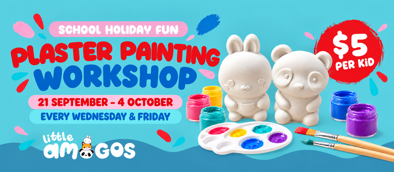 Little Amigos Plaster Painting Workshop information