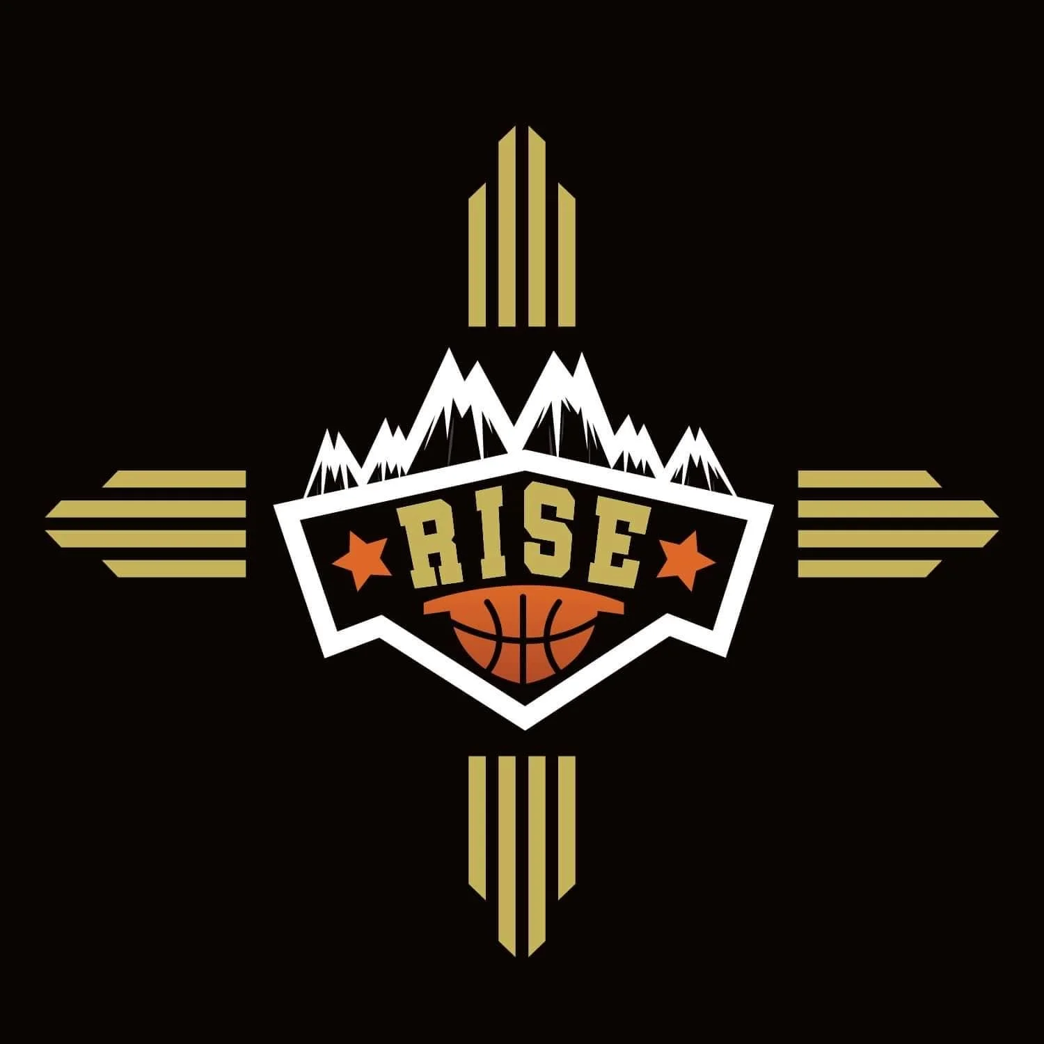 RISE Basketball School logo