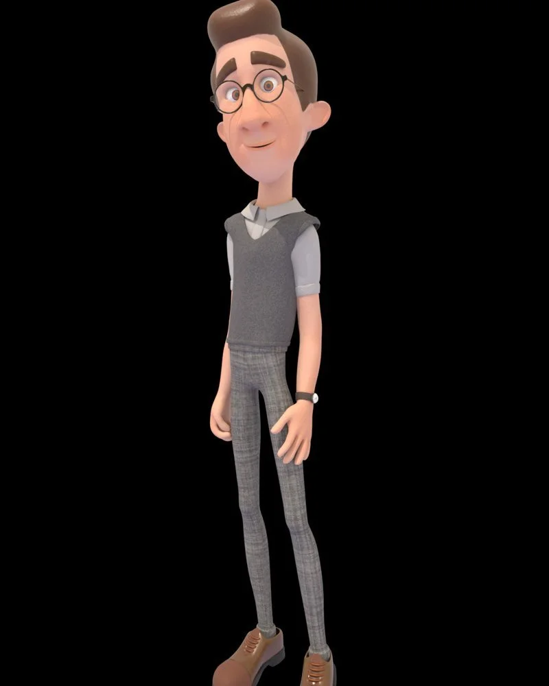 3D render of Artie