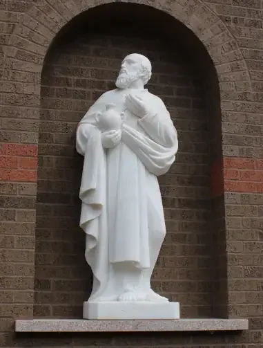 Elisha statue