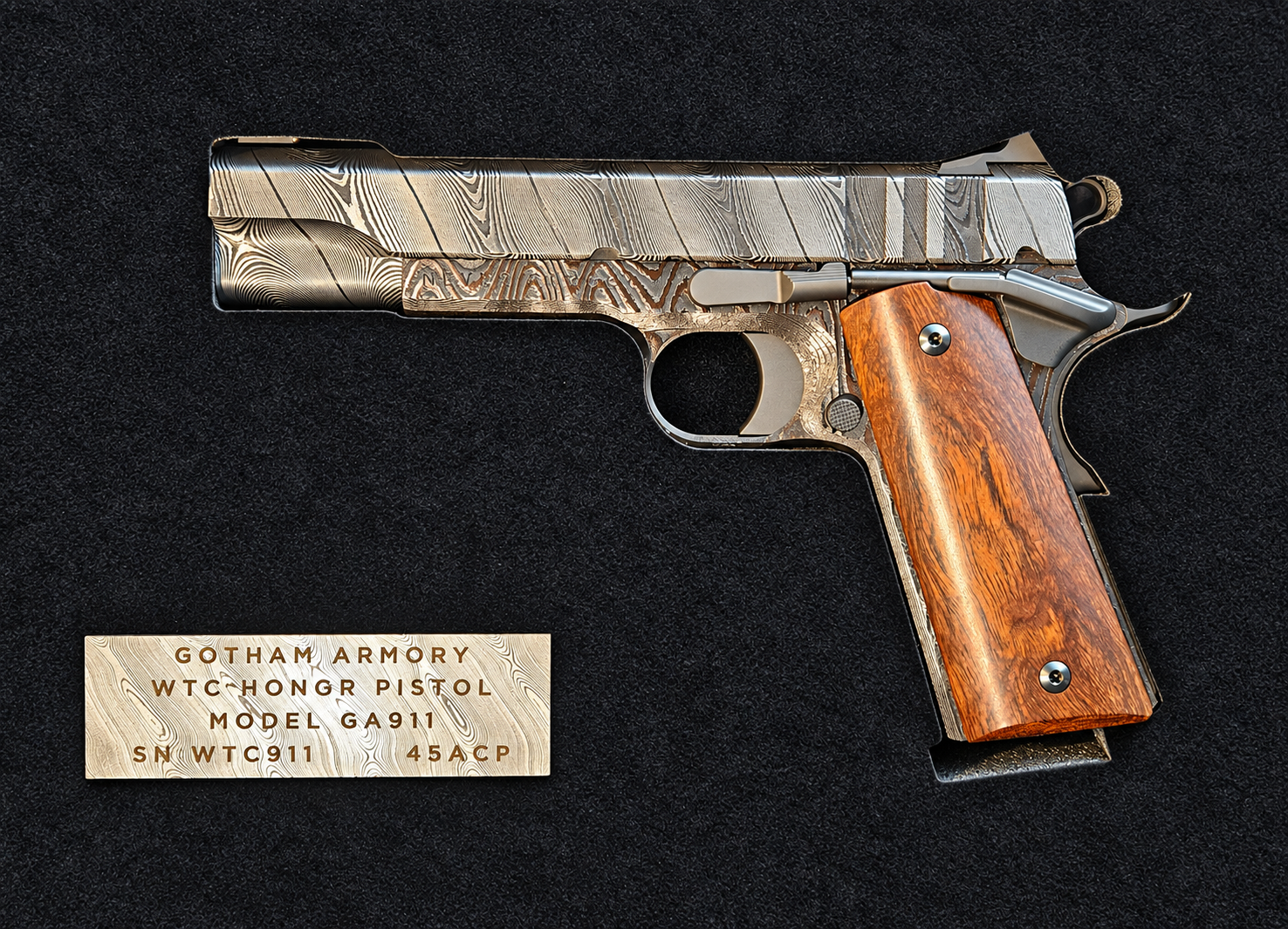 GA911 25th Anniversary pistol, serial WTC911