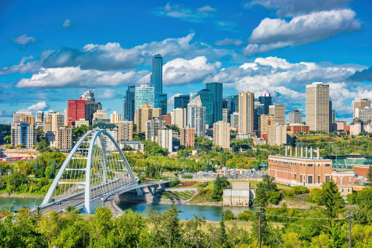 The Edmonton skyline