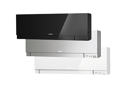Wall-mounted ductless heating and cooling units