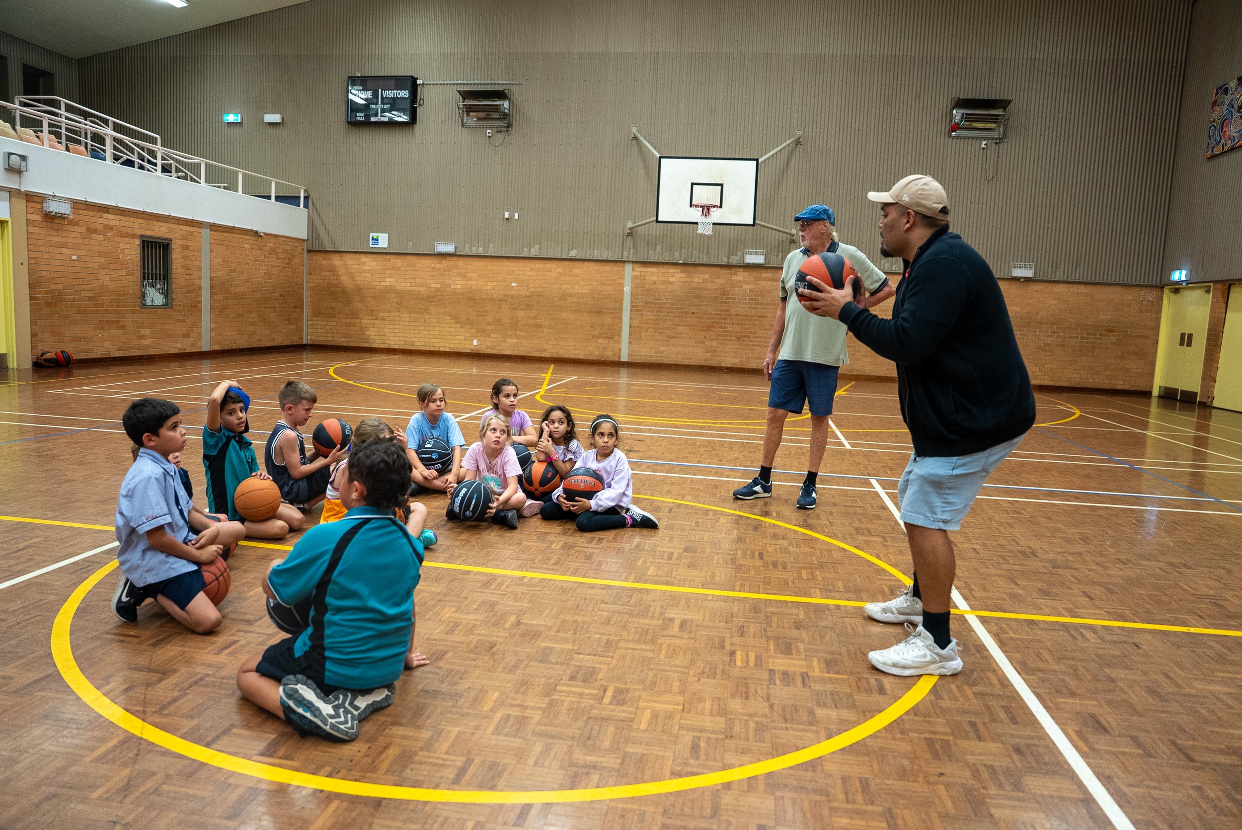 Kempsey Kookaburras basketball players