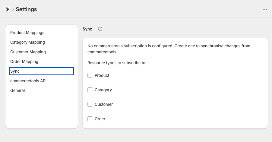 Sync Screen