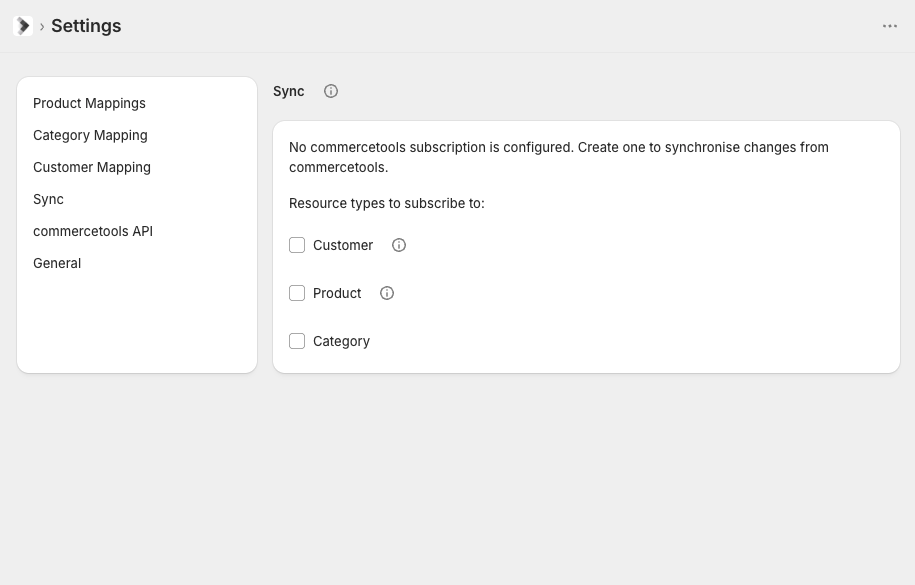 Sync Screen