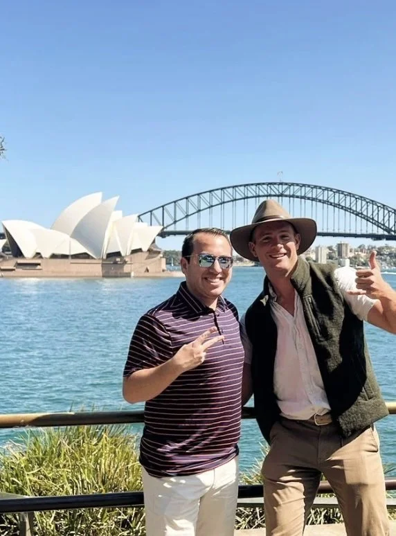 Private Sydney tour guests at the Harbour Bridge and Opera House