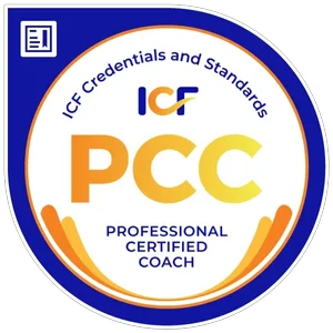 ICF Professional Certified Coach (PCC) credential badge