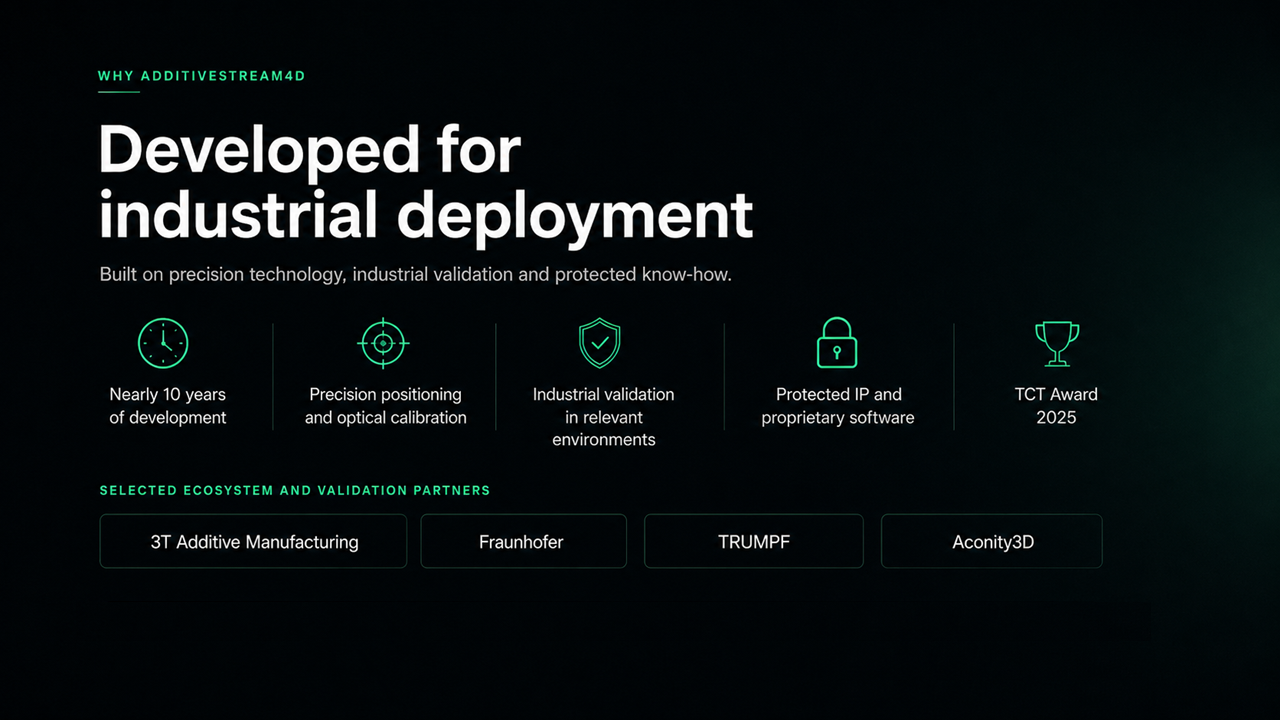 For industrial deployment